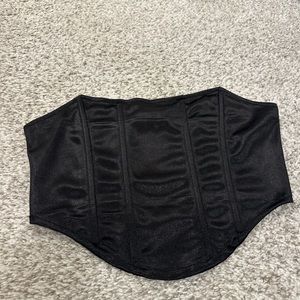 Thin Black Corset Top